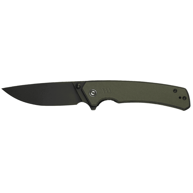 Civivi Knives Merit Knife, 3.28" Folding Drop Point Plain Black Stonewashed 14C28N Steel Blade OD Green Textured G10 Handle - C24012-2 Civivi Knives Merit Knife, 3.28" Folding Drop Point Plain Black Stonewashed 14C28N Steel Blade OD Green Textured G10 Handle - C24012-2