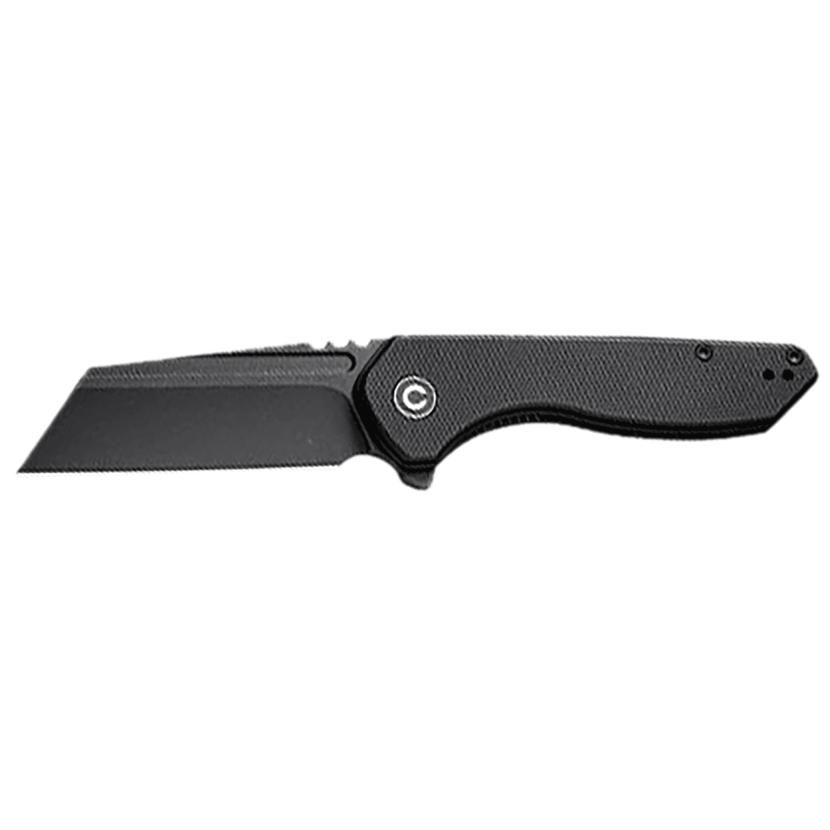 Civivi Knives ExOne Knife, 2.94" Folding Reverse Tanto Plain Black Stonewashed Nitro-V Steel Blade Black Textured G10 Handle - C23036-1 Civivi Knives ExOne Knife, 2.94" Folding Reverse Tanto Plain Black Stonewashed Nitro-V Steel Blade Black Textured G10 Handle - C23036-1