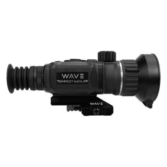Wave WTS300 Tempest 660D LRF Thermal Black 3.4x60mm Illuminated Multi Reticle, Digital Zoom 13.6x Rapid/Smooth, 640x512, 12 Microns, 50 Hz Resolution Wave WTS300 Tempest 660D LRF Thermal Black 3.4x60mm Illuminated Multi Reticle, Digital Zoom 13.6x Rapid/Smooth, 640x512, 12 Microns, 50 Hz Resolution