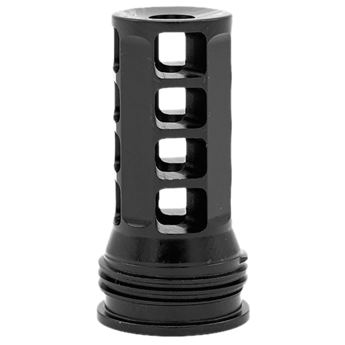 Huxwrx Muzzle Brake-QD, 1/2"x28 Steel Black For 5.56 NATO - 3486 Huxwrx Muzzle Brake-QD, 1/2"x28 Steel Black For 5.56 NATO - 3486
