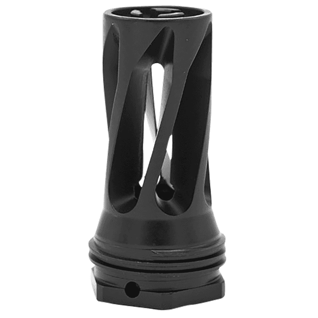 Huxwrx Flash Hider-QD, 5/8"x24 Black For 6mm Rifle - 3098 Huxwrx Flash Hider-QD, 5/8"x24 Black For 6mm Rifle - 3098