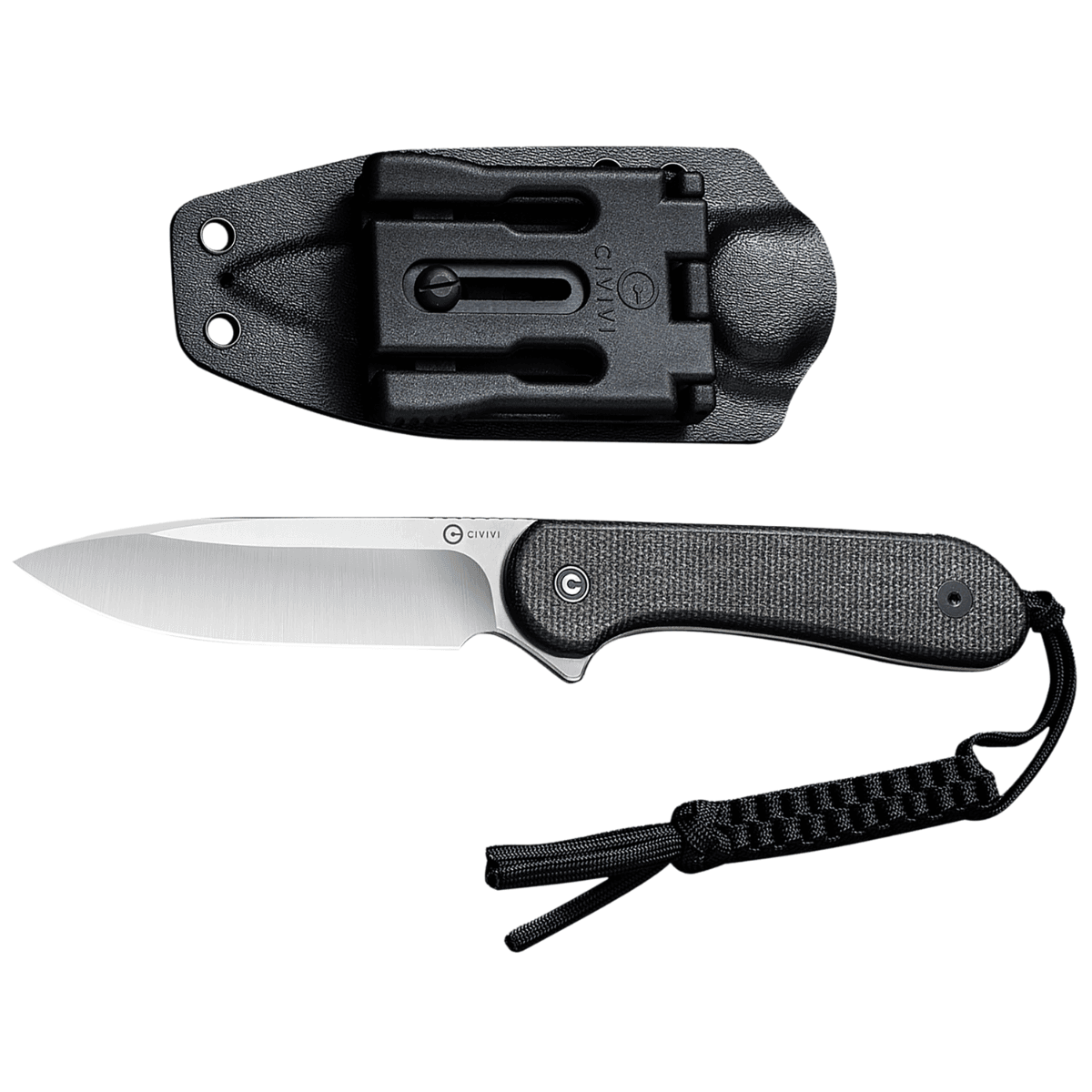 Civivi Knives Elementum Knife, 3.98" Fixed Plain Satin D2 Steel Blade 4.50" Dark Green Micarta Handle - C2105B Civivi Knives Elementum Knife, 3.98" Fixed Plain Satin D2 Steel Blade 4.50" Dark Green Micarta Handle - C2105B