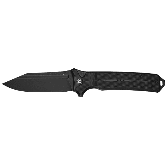 Civivi Knives Neurohaptic EDC Knife, 3.74" Folding Clip Point Plain Black Stonewashed Nitro-V Steel Blade Black Textured G10 Handle - C23080-1 Civivi Knives Neurohaptic EDC Knife, 3.74" Folding Clip Point Plain Black Stonewashed Nitro-V Steel Blade Black Textured G10 Handle - C23080-1