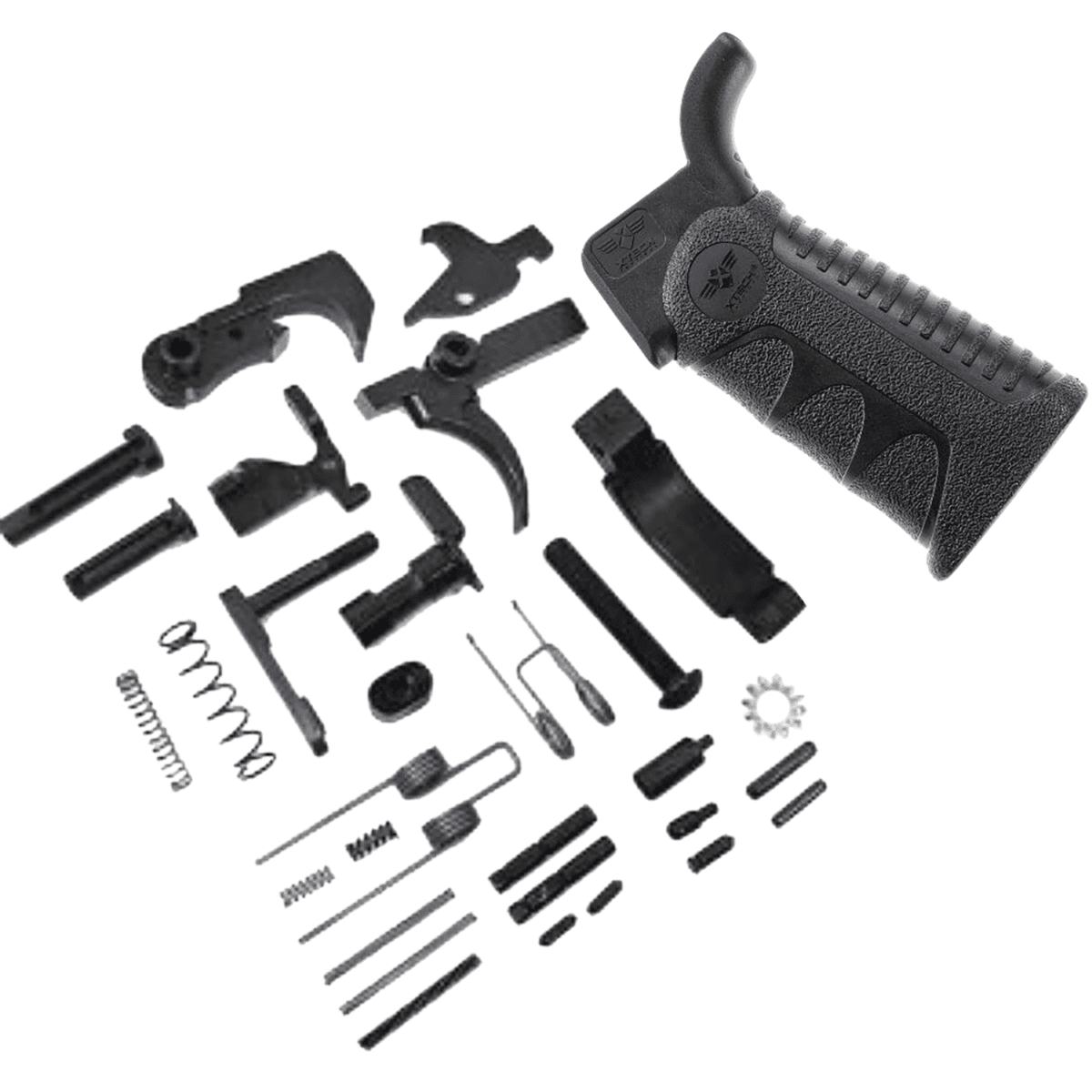 Xtech Tactical Lower Parts Kit, Black Polymer Compatible W/ AR-15 / M4 Style Rifles - XTT138LPK Xtech Tactical Lower Parts Kit, Black Polymer Compatible W/ AR-15 / M4 Style Rifles - XTT138LPK