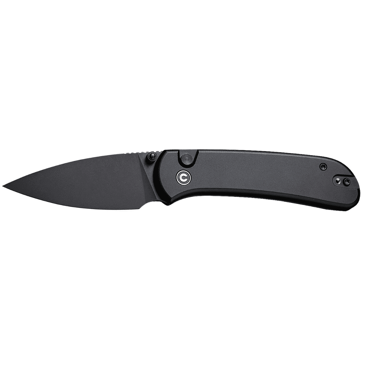 Civivi Knives Qubit Knife, 2.98" Folding Drop Point Plain Black Stonewashed 14C28N Steel Blade Black Aluminum Handle - C22030E-1 Civivi Knives Qubit Knife, 2.98" Folding Drop Point Plain Black Stonewashed 14C28N Steel Blade Black Aluminum Handle - C22030E-1