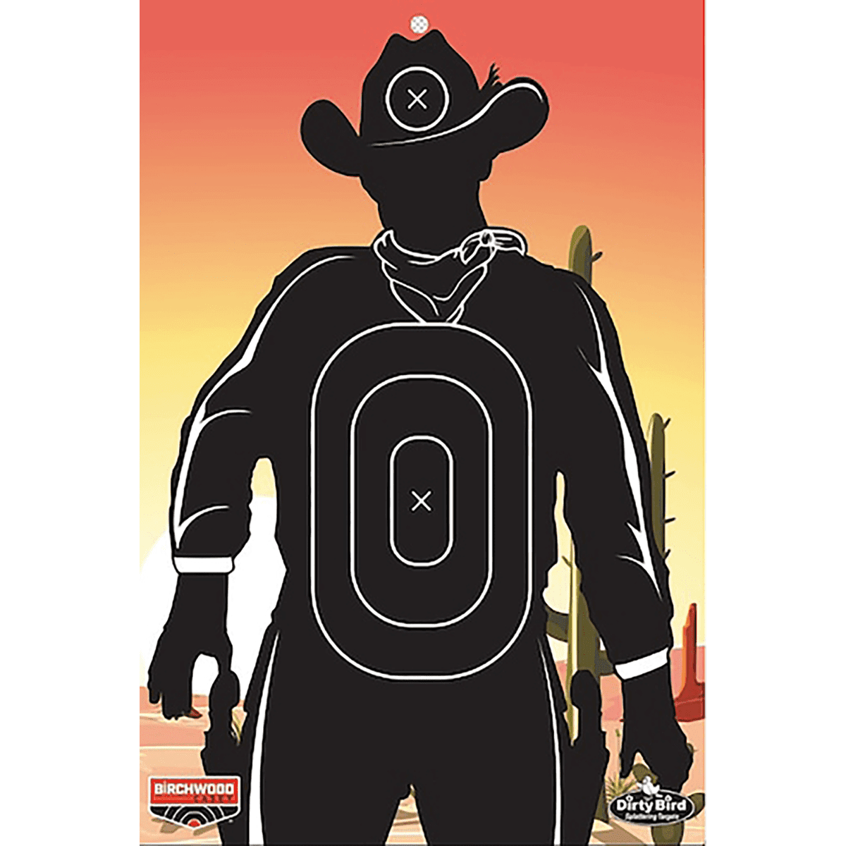 Birchwood Casey Dirty Bird Target, Gunslinger Skyline 12" x 18" 6 Pack - BC-35771 Birchwood Casey Dirty Bird Target, Gunslinger Skyline 12" x 18" 6 Pack - BC-35771