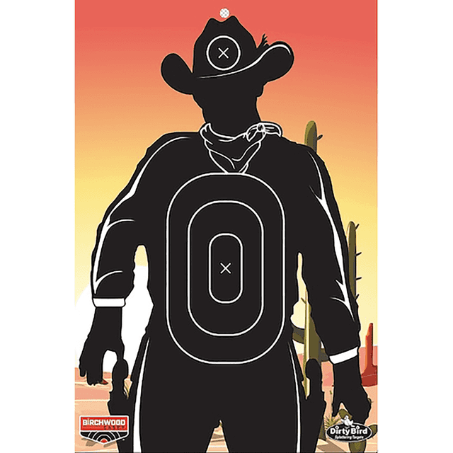 Birchwood Casey Dirty Bird Target, Gunslinger Skyline 12" x 18" 6 Pack - BC-35771 Birchwood Casey Dirty Bird Target, Gunslinger Skyline 12" x 18" 6 Pack - BC-35771