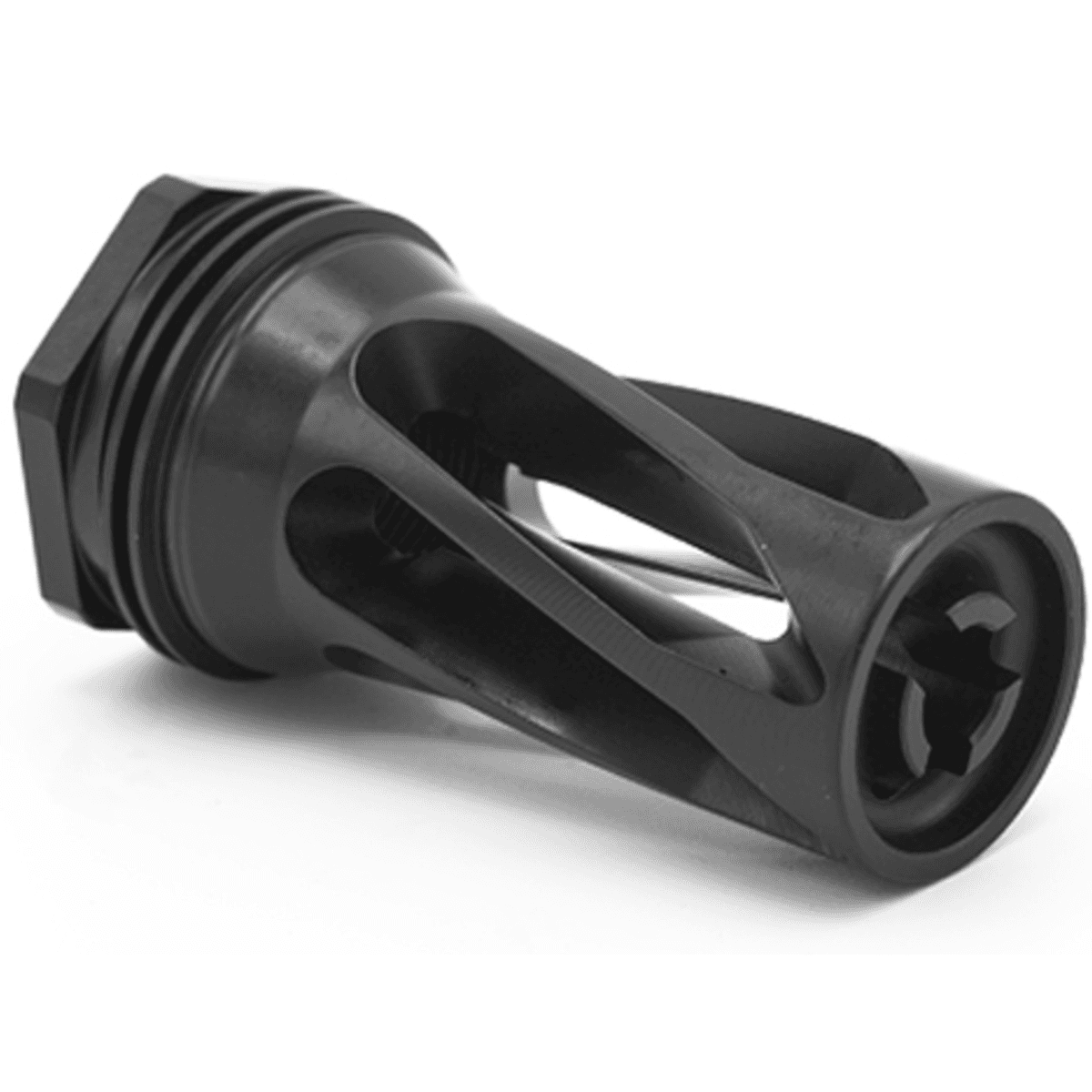 Huxwrx Flash Hider-QD, 1/2"x28 Black Rifle 5.56 NATO - 2550 Huxwrx Flash Hider-QD, 1/2"x28 Black Rifle 5.56 NATO - 2550