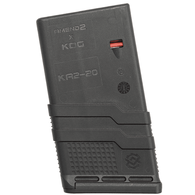 Amend2 + KGD MOD-3 SCAR 20+1rd Magazine, Black Polymer 7.62x51 Fits AR-15 - SCARMOD3BLK20 Amend2 + KGD MOD-3 SCAR 20+1rd Magazine, Black Polymer 7.62x51 Fits AR-15 - SCARMOD3BLK20