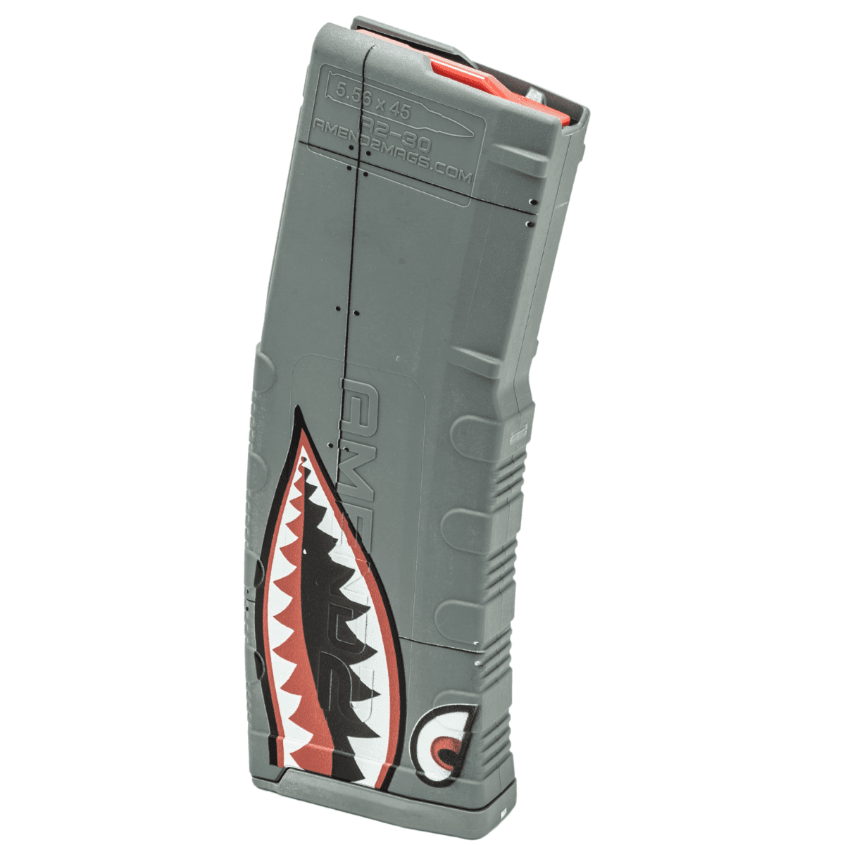 Amend2 MOD-2 Magazine, 30+1 Gray Polymer 5.56 NATO Fits AR-15 - 556MOD2GFT30 Amend2 MOD-2 Magazine, 30+1 Gray Polymer 5.56 NATO Fits AR-15 - 556MOD2GFT30