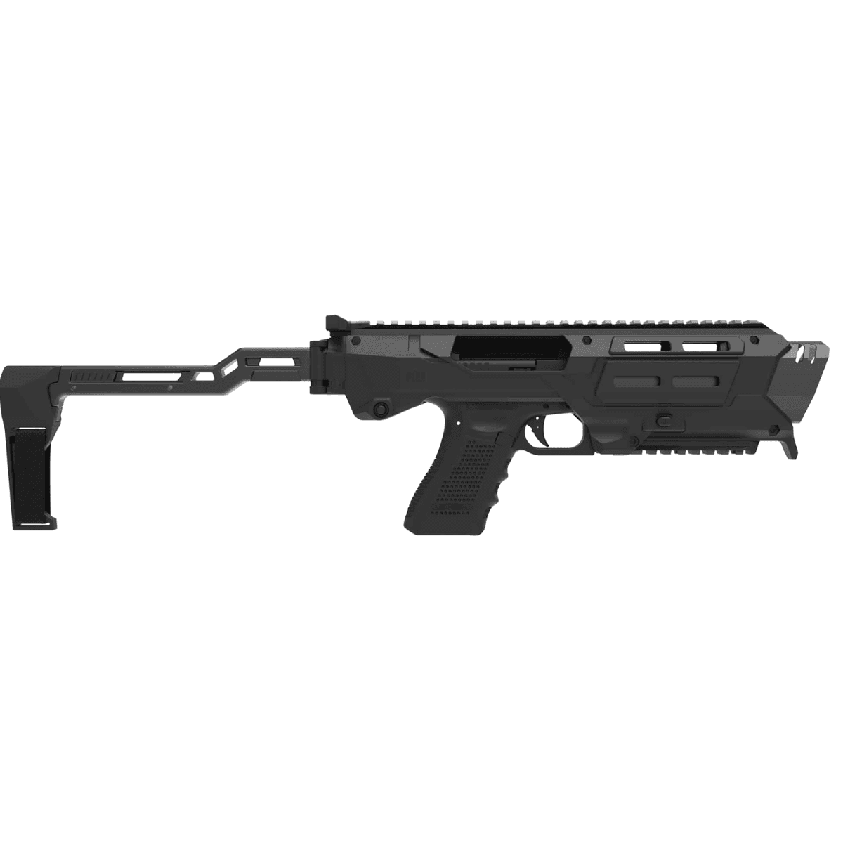 Meta Tactical Llc MX-1 Conversion Kit, 23" L Black Aluminum Stock Fits Glock 3/4/5 - MX1-PS-BK Meta Tactical Llc MX-1 Conversion Kit, 23" L Black Aluminum Stock Fits Glock 3/4/5 - MX1-PS-BK