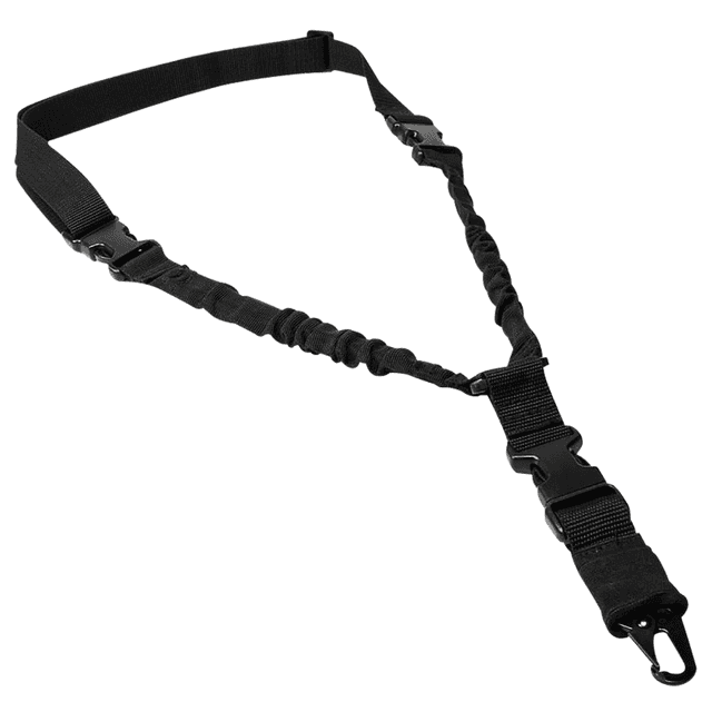 NcStar Deluxe Single Point Sling, Black Nylon 30"-38" Adjustable Bungee - ADBS1PB NcStar Deluxe Single Point Sling, Black Nylon 30"-38" Adjustable Bungee - ADBS1PB