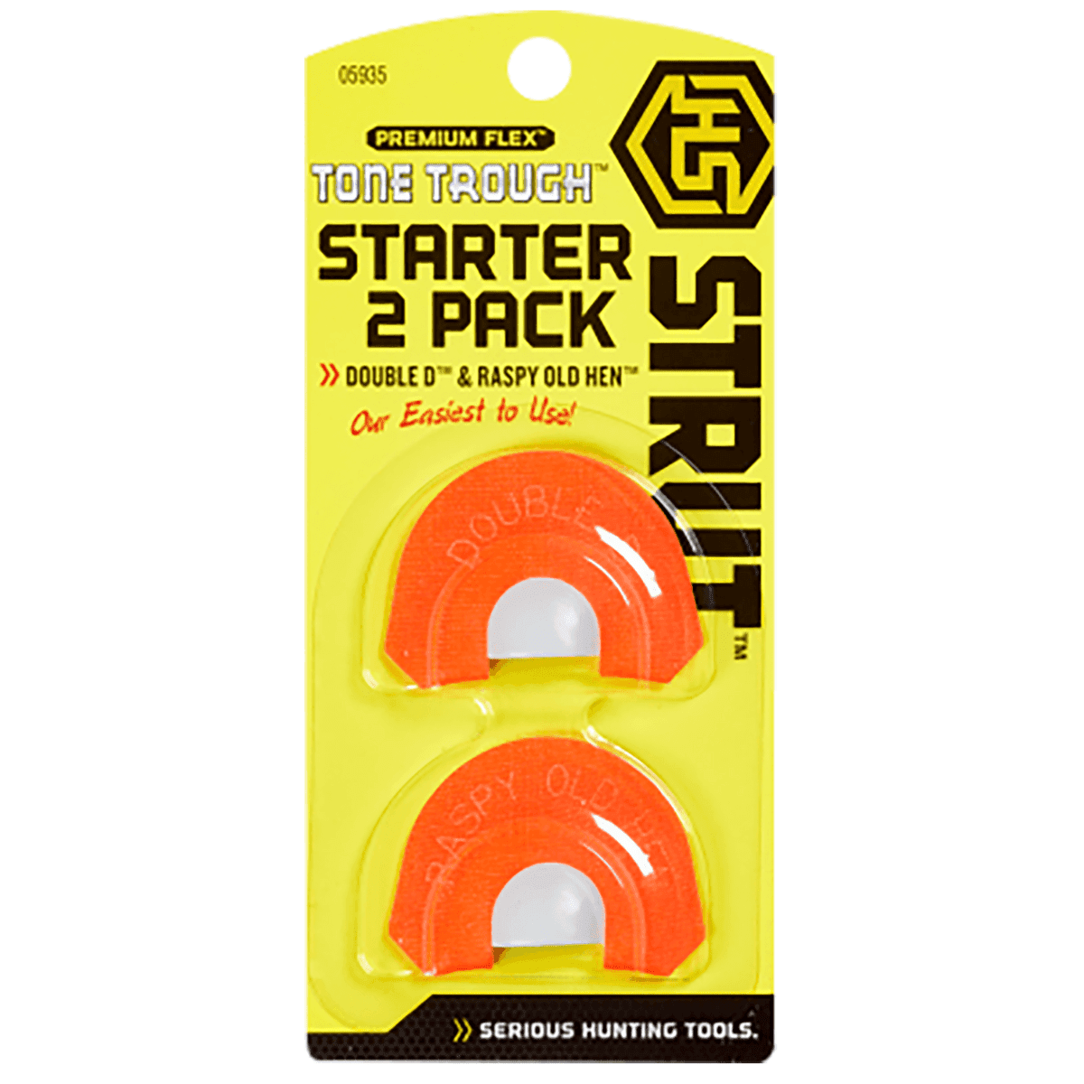 Hunter Specialties Tone Trough Game Call, Orange 2 Pack Attracts Turkey - HSSTR05935 Hunter Specialties Tone Trough Game Call, Orange 2 Pack Attracts Turkey - HSSTR05935