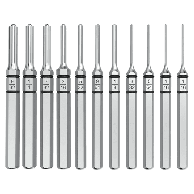 Real Avid Accu-Punch Roll Pin, Silver Steel 11 Pieces - AVAPK-RP Real Avid Accu-Punch Roll Pin, Silver Steel 11 Pieces - AVAPK-RP