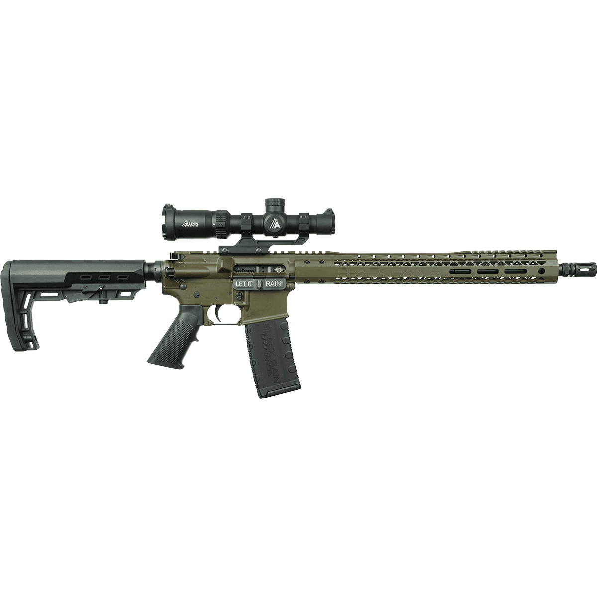 Black Rain Ordnance BROROTROPT01 w/Optic 223 Rem/5.56 NATO 16" Black Rain Ordnance BROROTROPT01 w/Optic 223 Rem/5.56 NATO 16"