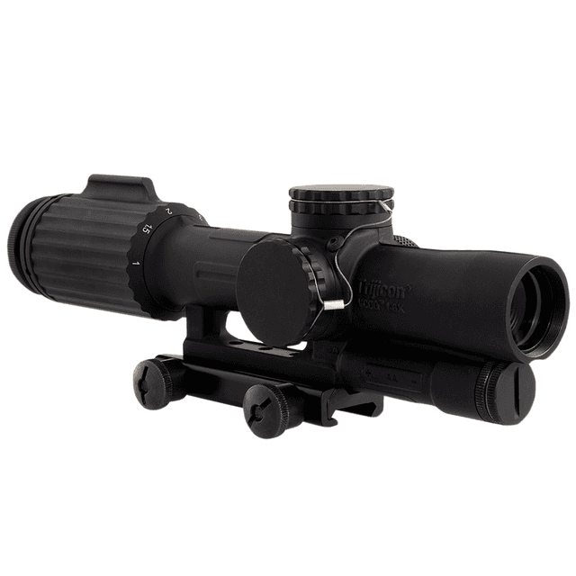 Trijicon VCOG 1-6x24 Riflescope Red Segmented Circle / Crosshair .223 / 55 Grain Ballistic Reticle w/ Thumb Screw Mount Trijicon VCOG 1-6x24 Riflescope Red Segmented Circle / Crosshair .223 / 55 Grain Ballistic Reticle w/ Thumb Screw Mount