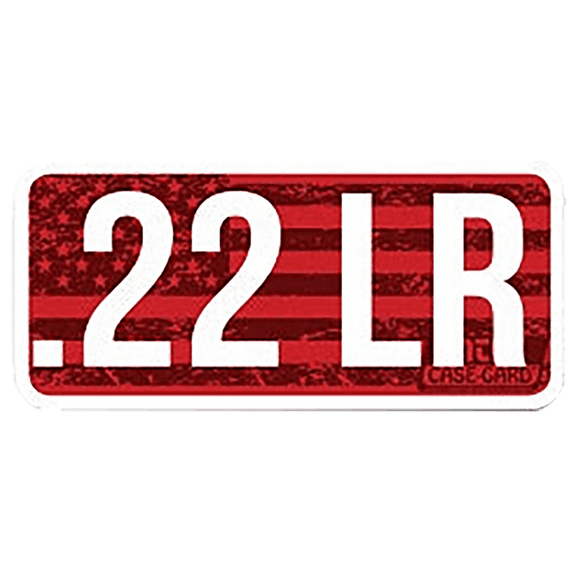 MTM Case-Gard Ammo Caliber Labels, 2.25" L x 1.08" W Red 22 LR 8 Pack - CL22LR MTM Case-Gard Ammo Caliber Labels, 2.25" L x 1.08" W Red 22 LR 8 Pack - CL22LR
