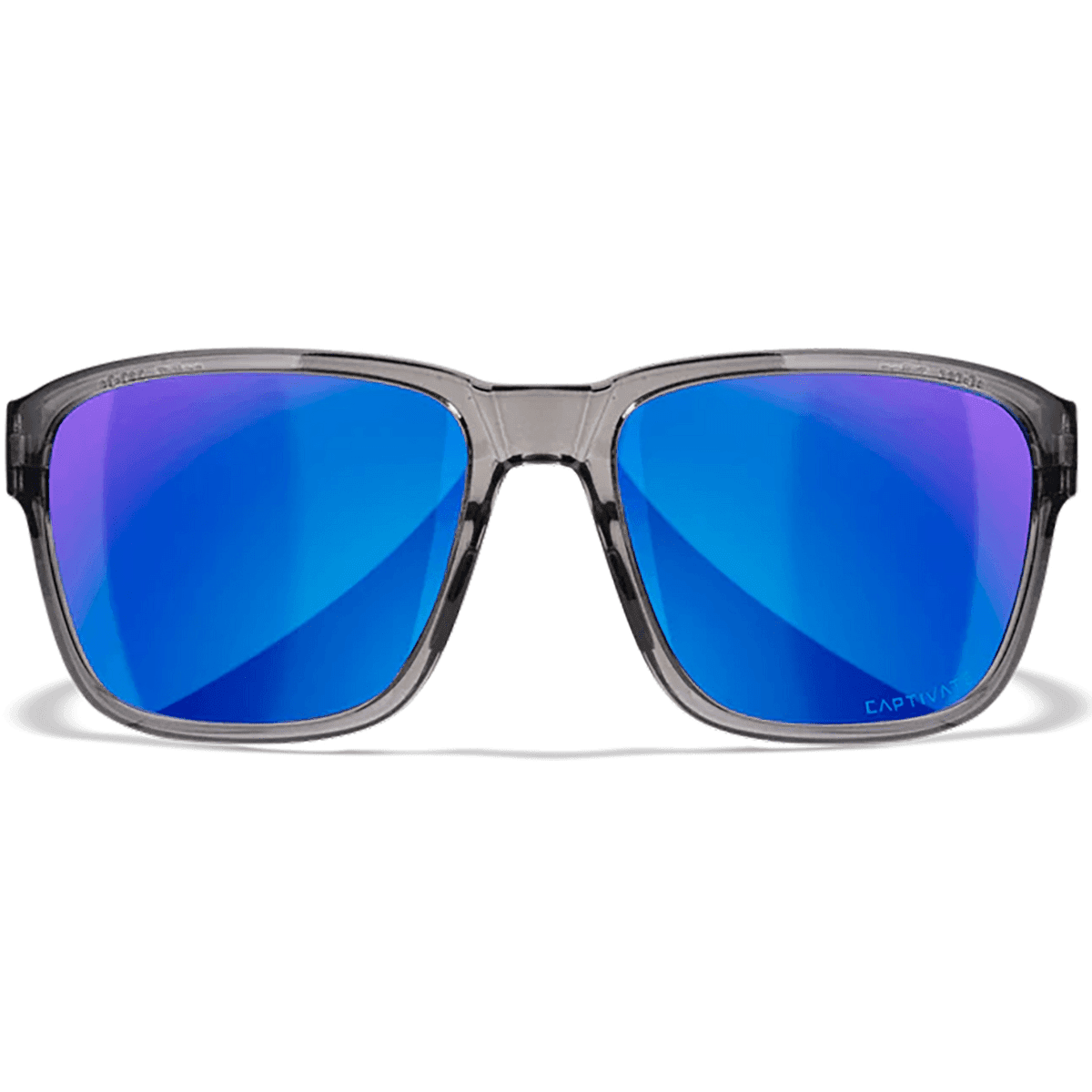 Wiley X Trek Sunglasses, Blue Mirror Lens Polycarbonate Gloss Crystal Dark Gray Frame Medium/Large - AC6TRK09 Wiley X Trek Sunglasses, Blue Mirror Lens Polycarbonate Gloss Crystal Dark Gray Frame Medium/Large - AC6TRK09