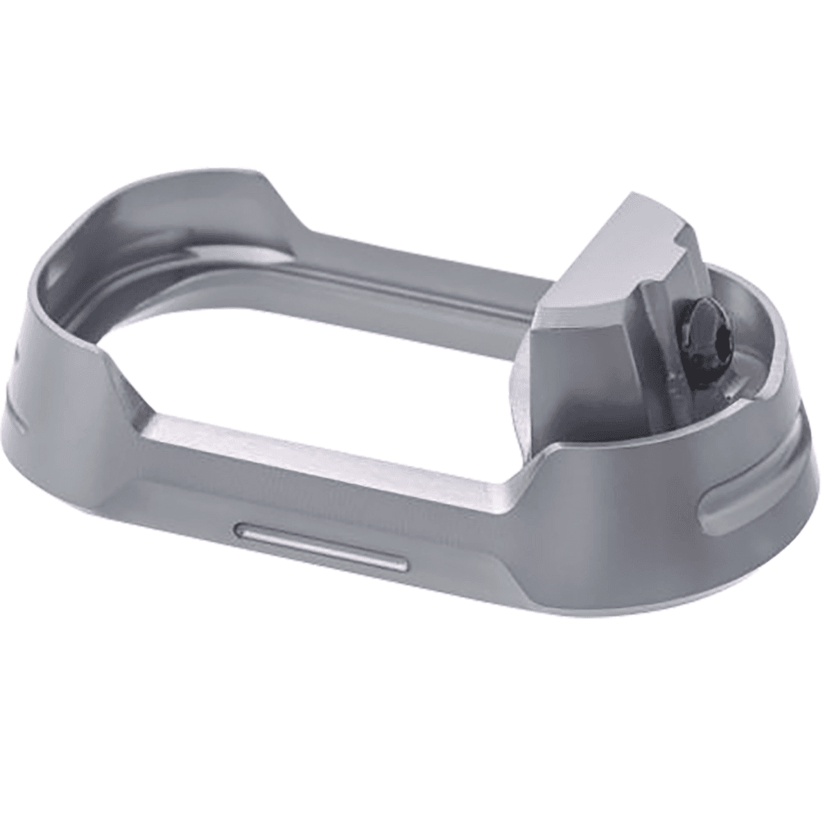 Tyrant CNC Magwell, Grey Aluminum Fits Glock 17 Gen4 - TDG17MWG4GREYBLACKSCRE Tyrant CNC Magwell, Grey Aluminum Fits Glock 17 Gen4 - TDG17MWG4GREYBLACKSCRE