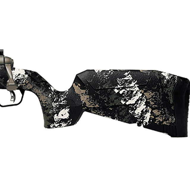 Savage Arms Axis 2 Pro Rifle, 20" Gun Metal Bronze Cerakote Spiral Fluted Threaded Barrel Gun Metal Bronze Cerakote Picatinny Rail Carbon Steel Receiver Fixed w/Pistol Grip Textured Forest SP Camo Synthetic Stock LH Full Size 4+1 7mm-08 Rem - 32366 Savage Arms Axis 2 Pro Rifle, 20" Gun Metal Bronze Cerakote Spiral Fluted Threaded Barrel Gun Metal Bronze Cerakote Picatinny Rail Carbon Steel Receiver Fixed w/Pistol Grip Textured Forest SP Camo Synthetic Stock LH Full Size 4+1 7mm-08 Rem - 32366