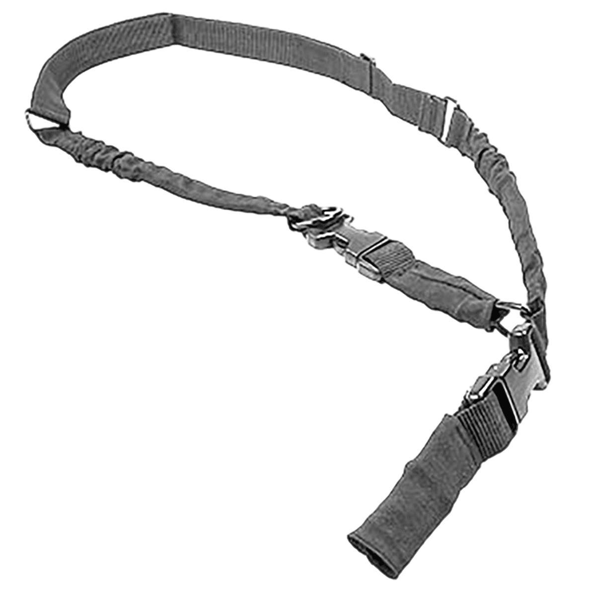 NcStar 2 To 1 Point Sling, Urban Gray 55"-72" OAL Adjustable Bungee - AARS21PU NcStar 2 To 1 Point Sling, Urban Gray 55"-72" OAL Adjustable Bungee - AARS21PU