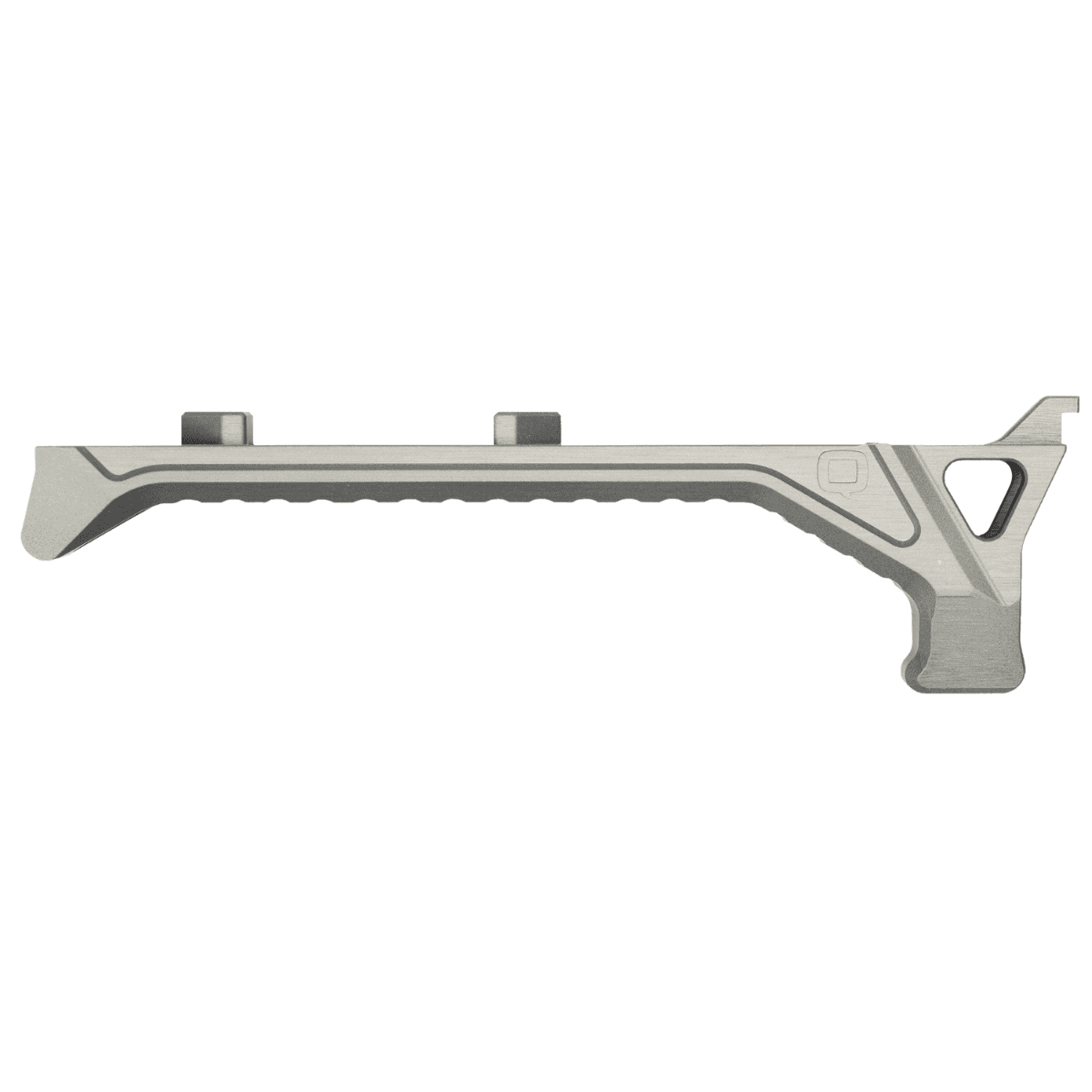 Q LLC Deluxe Q-Sert Hand Stop, 4.50" L Silver Anodized Aluminum - ACC-QSERT-HS-2SLOT-AL Q LLC Deluxe Q-Sert Hand Stop, 4.50" L Silver Anodized Aluminum - ACC-QSERT-HS-2SLOT-AL
