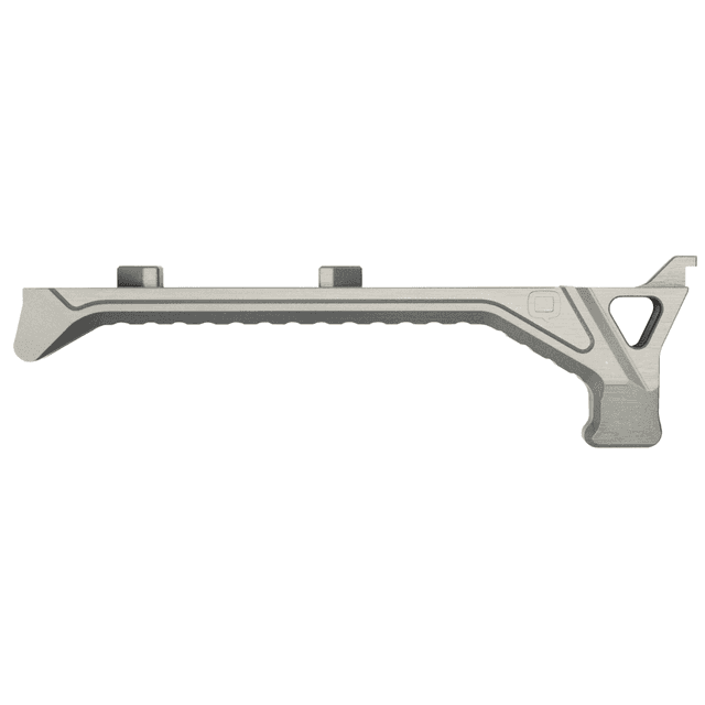 Q LLC Deluxe Q-Sert Hand Stop, 4.50" L Silver Anodized Aluminum - ACC-QSERT-HS-2SLOT-AL Q LLC Deluxe Q-Sert Hand Stop, 4.50" L Silver Anodized Aluminum - ACC-QSERT-HS-2SLOT-AL