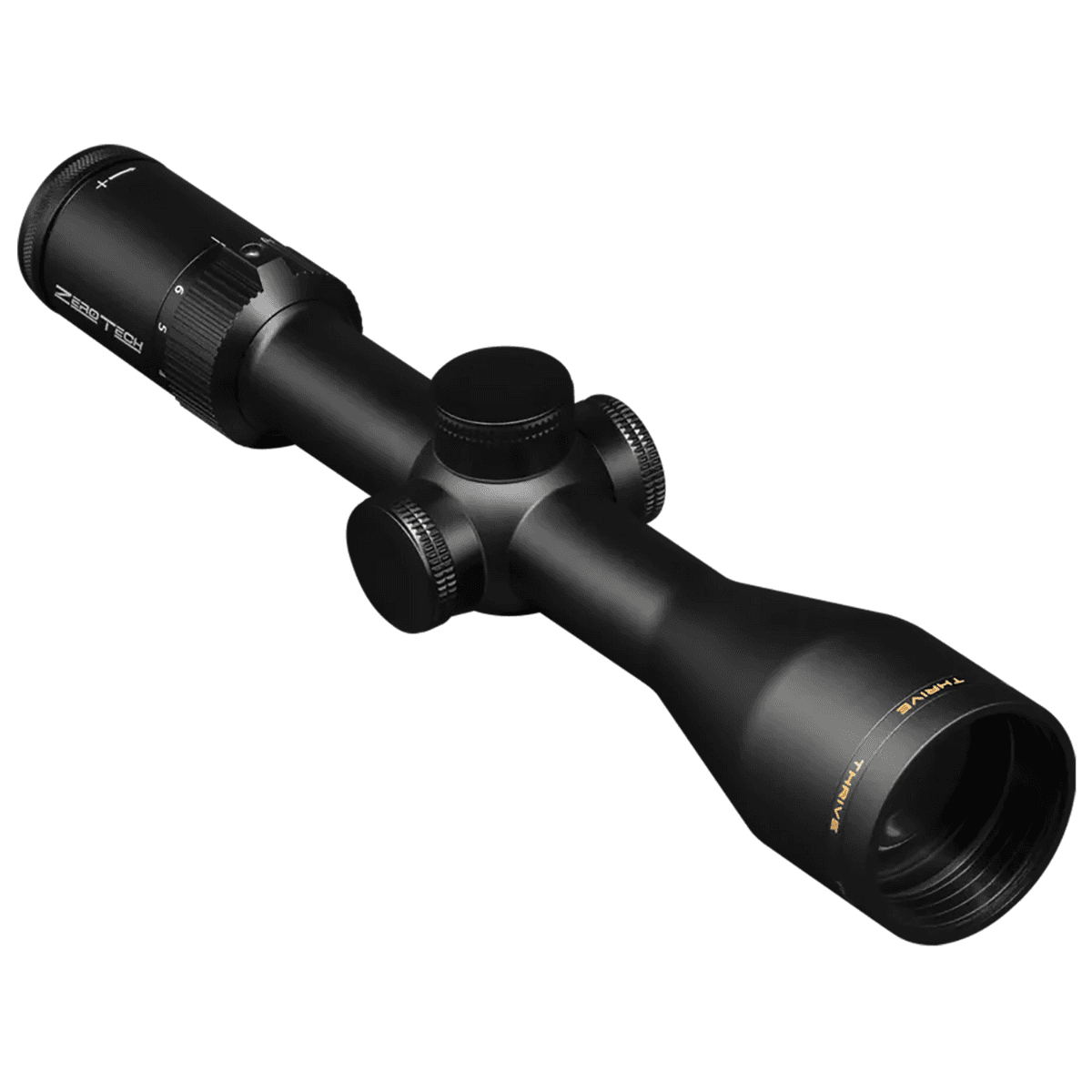 Zero Tech Optics Thrive Rifle Scope, Black 4-16x 50mm 30mm Tube Zeroplex Reticle 9.8 - 2.40 @100 Meters - TH41650 Zero Tech Optics Thrive Rifle Scope, Black 4-16x 50mm 30mm Tube Zeroplex Reticle 9.8 - 2.40 @100 Meters - TH41650
