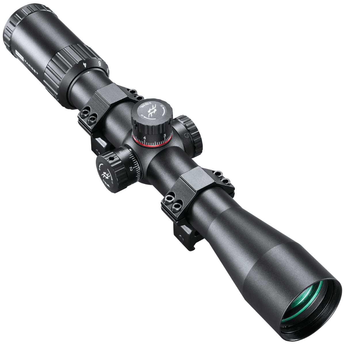 Simmons ProTarget Rifle Scope, Matte Black 4-16x40mm 30mm Tube Mil-Dot Reticle 21 - 5 ft @ 100 yds Fog Proof / Shockproof / Waterproof - SIM41640 Simmons ProTarget Rifle Scope, Matte Black 4-16x40mm 30mm Tube Mil-Dot Reticle 21 - 5 ft @ 100 yds Fog Proof / Shockproof / Waterproof - SIM41640