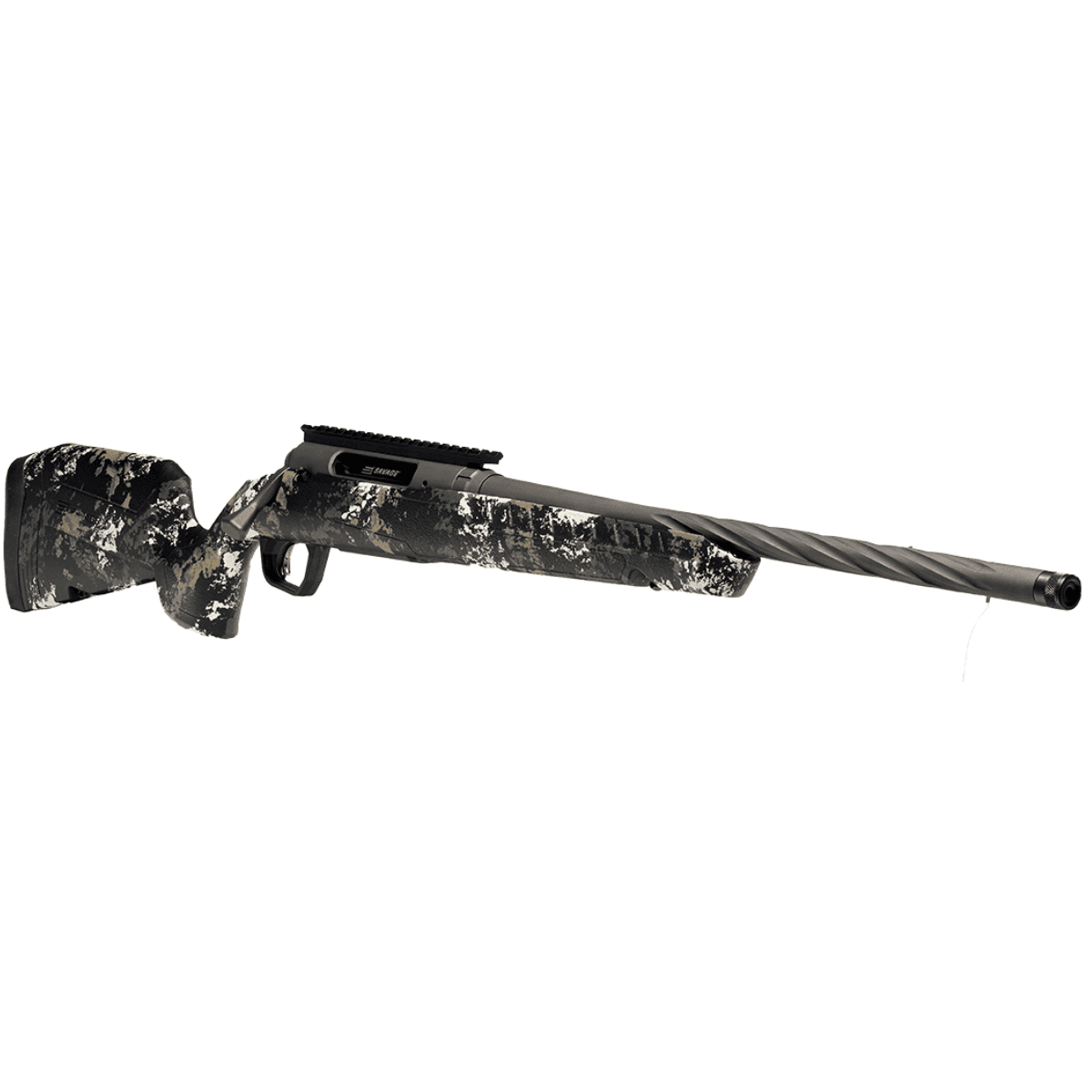 Savage Arms Axis 2 Pro Rifle, 20" Gun Metal Bronze Cerakote Spiral Fluted Threaded Barrel Gun Metal Bronze Cerakote Picatinny Rail Carbon Steel Receiver Fixed w/Pistol Grip Textured Forest SP Camo Synthetic Stock Full Size 4+1 308 Win - 32356 Savage Arms Axis 2 Pro Rifle, 20" Gun Metal Bronze Cerakote Spiral Fluted Threaded Barrel Gun Metal Bronze Cerakote Picatinny Rail Carbon Steel Receiver Fixed w/Pistol Grip Textured Forest SP Camo Synthetic Stock Full Size 4+1 308 Win - 32356