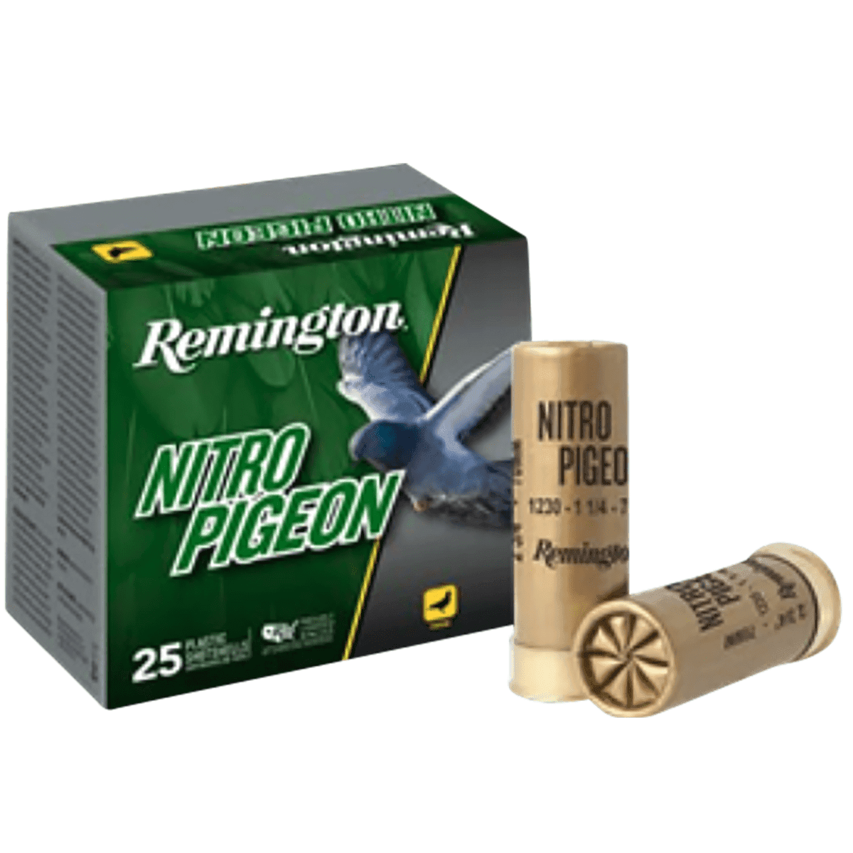 Remington Ammunition Nitro Pigeon Shotgun Ammo, 2.75" 7.5Shot 25 Per Box/10 Case 12 Gauge - R28681 Remington Ammunition Nitro Pigeon Shotgun Ammo, 2.75" 7.5Shot 25 Per Box/10 Case 12 Gauge - R28681