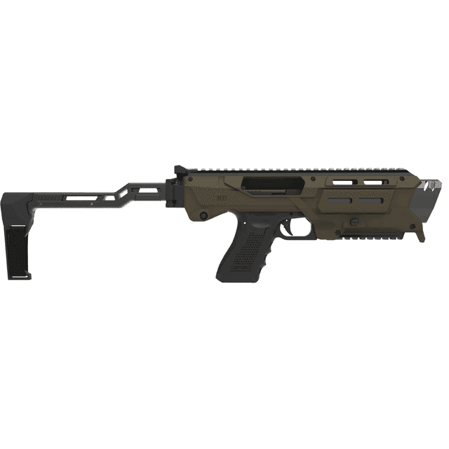Meta Tactical Llc MX-1 Conversion Kit, 23" Length OD Green Aluminum Stock Fits Glock 3/4/5 - MX1-PS-GR Meta Tactical Llc MX-1 Conversion Kit, 23" Length OD Green Aluminum Stock Fits Glock 3/4/5 - MX1-PS-GR