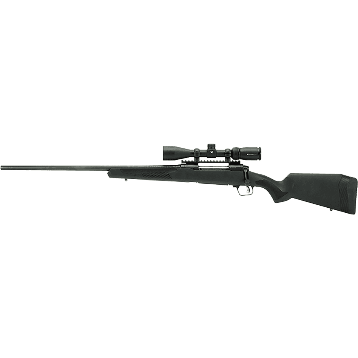 Savage Arms 110 Apex Hunter XP Rifle, 22" Matte Black Sporter Barrel Drilled & Tapped Carbon Steel Receiver Adj LOP Matte Black Synthetic Stock Vortex Crossfire II 3-9x40mm Left Hand Full Size 4+1rd 270 Win - 57324 Savage Arms 110 Apex Hunter XP Rifle, 22" Matte Black Sporter Barrel Drilled & Tapped Carbon Steel Receiver Adj LOP Matte Black Synthetic Stock Vortex Crossfire II 3-9x40mm Left Hand Full Size 4+1rd 270 Win - 57324