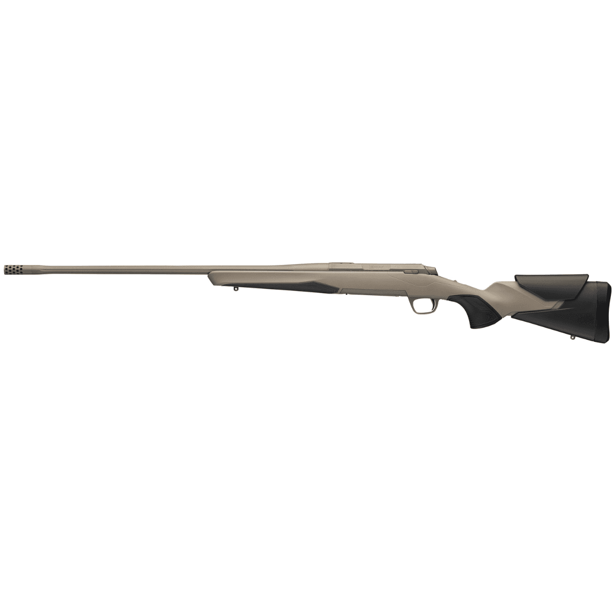 Browning X-Bolt 2 Speed Rifle, 24" Desert Shadow Cerakote Fluted Threaded Barrel Desert Shadow Cerakote Drilled & Tapped Steel Receiver Fixed Flat Dark Earth/Black Synthetic Stock Radial Muzzle Brake Full Size 3+1 6.8 Western - 036066299 Browning X-Bolt 2 Speed Rifle, 24" Desert Shadow Cerakote Fluted Threaded Barrel Desert Shadow Cerakote Drilled & Tapped Steel Receiver Fixed Flat Dark Earth/Black Synthetic Stock Radial Muzzle Brake Full Size 3+1 6.8 Western - 036066299