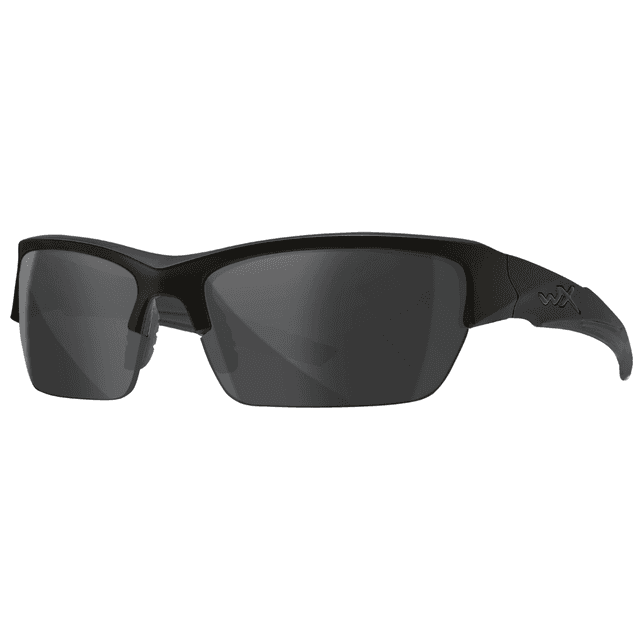 Wiley X Valor Sunglasses, Polycarbonate Matte Black Frame Medium Smoke Gray Lens Scratch-Resistant 100% UV Rating - CHVAL08 Wiley X Valor Sunglasses, Polycarbonate Matte Black Frame Medium Smoke Gray Lens Scratch-Resistant 100% UV Rating - CHVAL08
