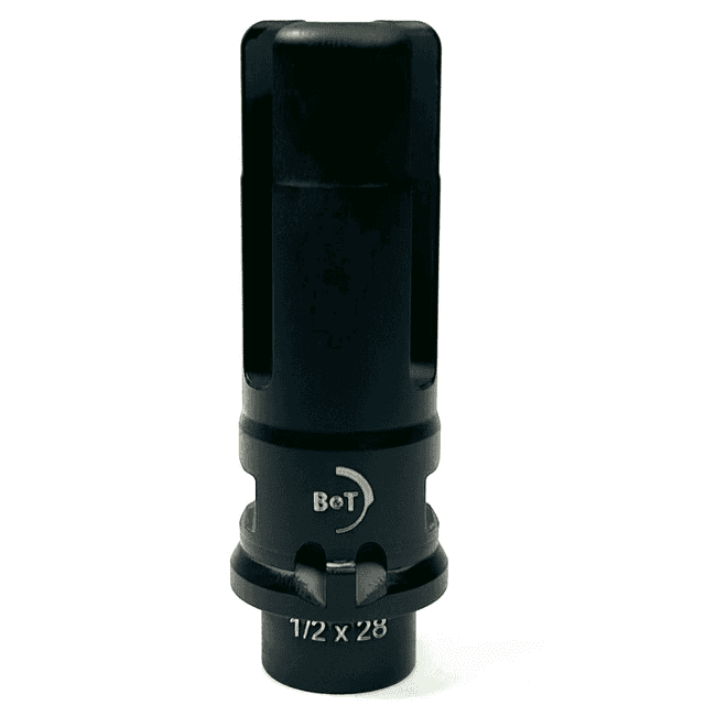 B&T Firearms Assault 3 Prong Muzzle Device, DLC Stainless Steel 1/2"x28 Threads 2.65" OAL for 5.56/.223 - BT-ASSAULT-3P B&T Firearms Assault 3 Prong Muzzle Device, DLC Stainless Steel 1/2"x28 Threads 2.65" OAL for 5.56/.223 - BT-ASSAULT-3P