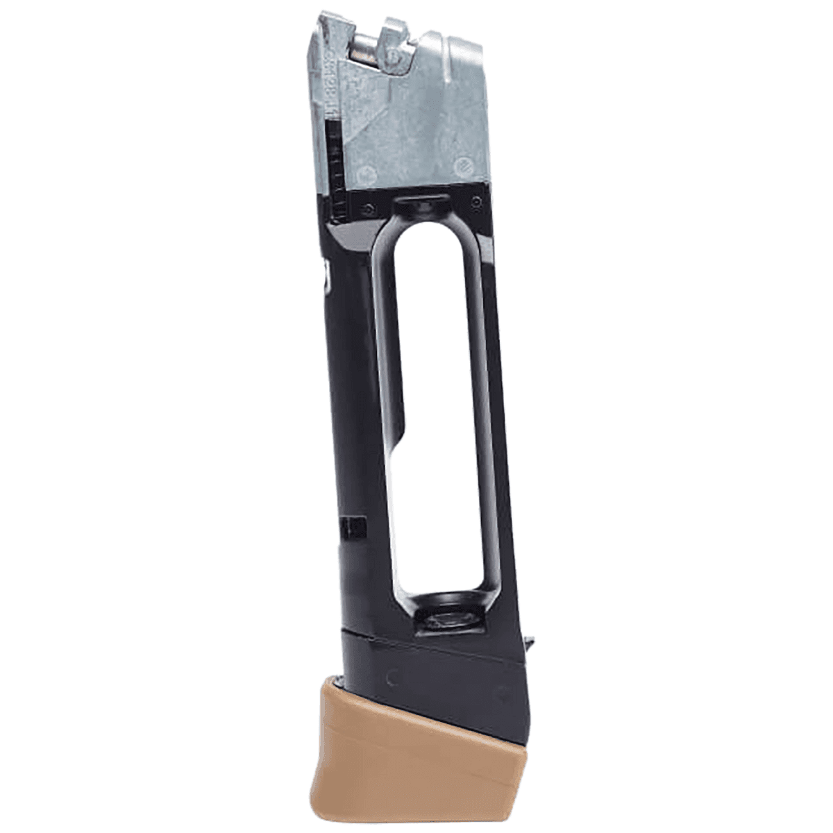 RWS/Umarex CO2 14+1 Magazine, Black/Coyote Fits Glock 19X Gen5 6mm - 2276339 RWS/Umarex CO2 14+1 Magazine, Black/Coyote Fits Glock 19X Gen5 6mm - 2276339