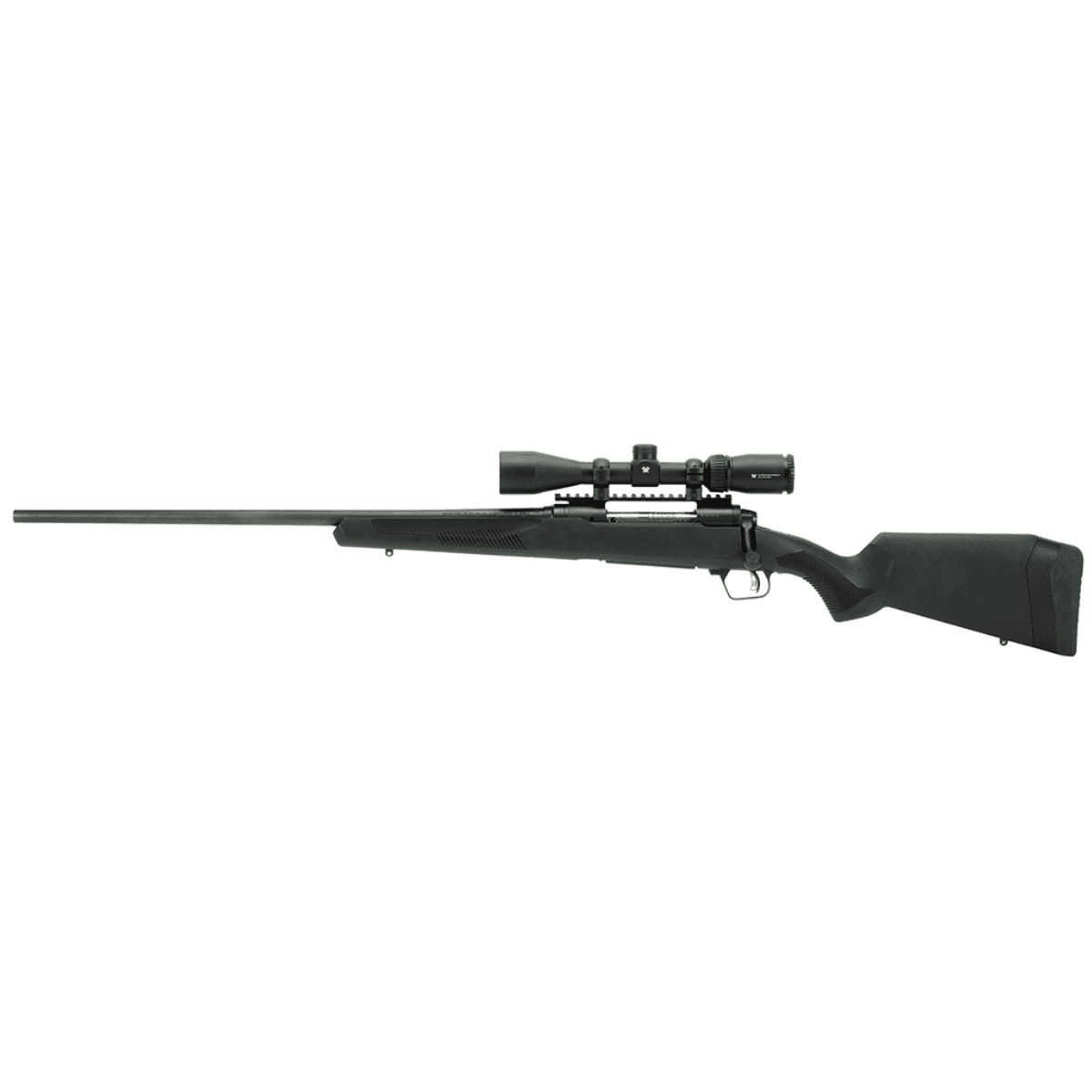Savage Arms 110 Apex Hunter XP Rifle, 20" Matte Black Sporter Barrel Drilled & Tapped Carbon Steel Receiver Adj LOP Matte Black Synthetic Stock Vortex Crossfire II 3-9x40mm Left Hand Full Size 4+1rd 22-250 Rem - 57318 Savage Arms 110 Apex Hunter XP Rifle, 20" Matte Black Sporter Barrel Drilled & Tapped Carbon Steel Receiver Adj LOP Matte Black Synthetic Stock Vortex Crossfire II 3-9x40mm Left Hand Full Size 4+1rd 22-250 Rem - 57318