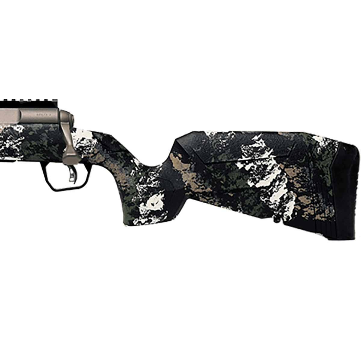 Savage Arms Axis 2 Pro Rifle, 20" Gun Metal Bronze Cerakote Spiral Fluted Threaded Barrel Gun Metal Bronze Cerakote Picatinny Rail Carbon Steel Receiver Fixed w/Pistol Grip Textured Forest SP Camo Left Hand Full Size 4+1 25-06 Rem - 32370 Savage Arms Axis 2 Pro Rifle, 20" Gun Metal Bronze Cerakote Spiral Fluted Threaded Barrel Gun Metal Bronze Cerakote Picatinny Rail Carbon Steel Receiver Fixed w/Pistol Grip Textured Forest SP Camo Left Hand Full Size 4+1 25-06 Rem - 32370