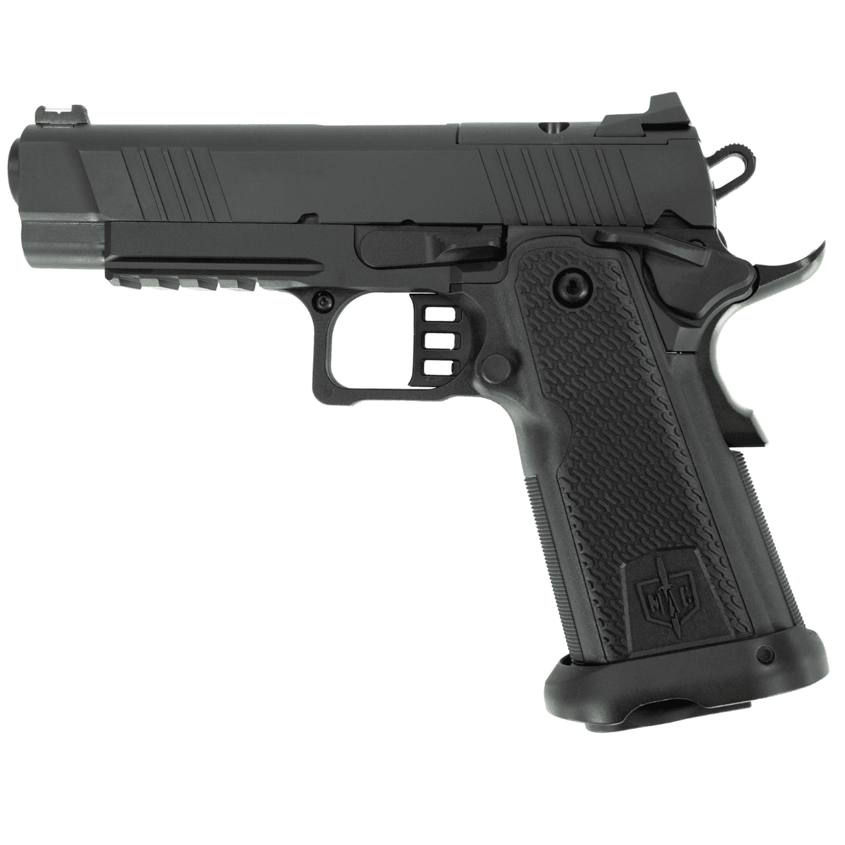 MAC 9 DS-D Pistol, 4.25" Black QPQ Threaded Bull Barrel QPQ Tenifer Cerakote Optic Cut/Serrated Steel Slide QPQ Tenifer Cerakote Steel Frame w/Accessory Rail & Beavertail 17+1rd 9mm Luger - 12500014 MAC 9 DS-D Pistol, 4.25" Black QPQ Threaded Bull Barrel QPQ Tenifer Cerakote Optic Cut/Serrated Steel Slide QPQ Tenifer Cerakote Steel Frame w/Accessory Rail & Beavertail 17+1rd 9mm Luger - 12500014