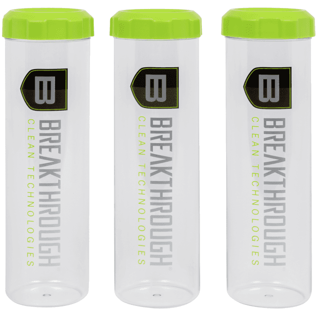 Breakthrough Clean Suppressor Tubes, Plastic Clear/Green 3 Pack - BTSCT3PK Breakthrough Clean Suppressor Tubes, Plastic Clear/Green 3 Pack - BTSCT3PK
