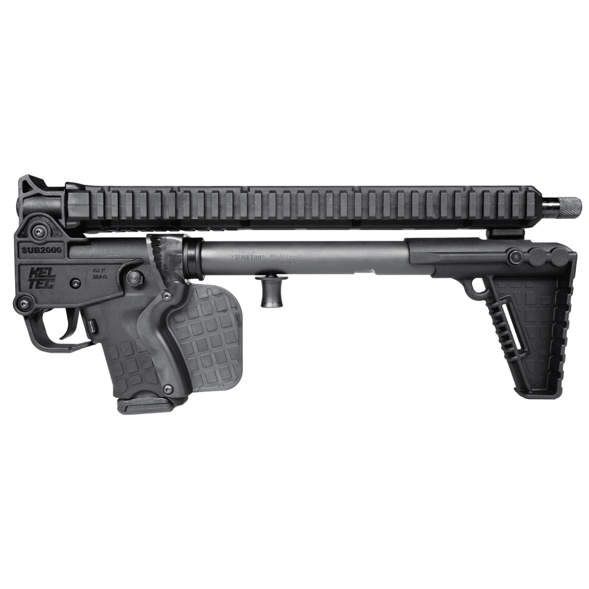 Kel-Tec SUB2000 GEN 3 Featureless Kit, Black Grip Fin & Non-Adjustable Stock (GLK Configuration) - S2K1508 Kel-Tec SUB2000 GEN 3 Featureless Kit, Black Grip Fin & Non-Adjustable Stock (GLK Configuration) - S2K1508