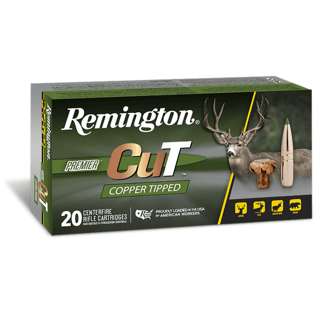 Remington Ammunition Premier Cut Rifle Cartridges, 140gr 20 Per Box/10 Case 7mm-08Rem - R22339 Remington Ammunition Premier Cut Rifle Cartridges, 140gr 20 Per Box/10 Case 7mm-08Rem - R22339