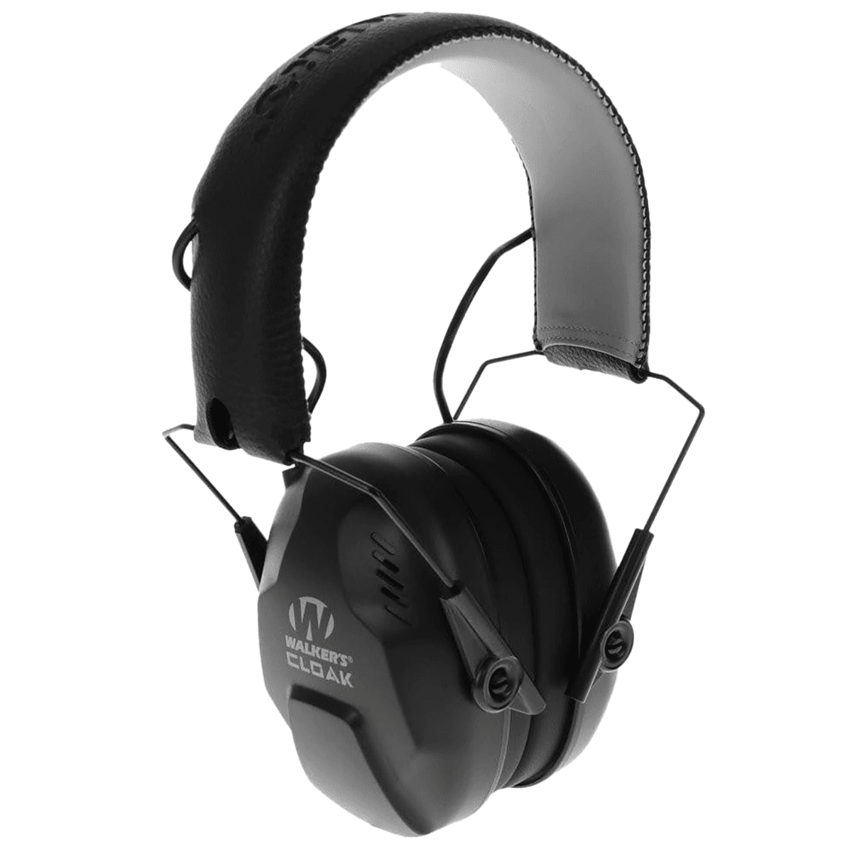 Walker's Cloak Dual Mic Electronic Ear Muff, Black Over the Head 23-25 dB - GWPCLKDM Walker's Cloak Dual Mic Electronic Ear Muff, Black Over the Head 23-25 dB - GWPCLKDM