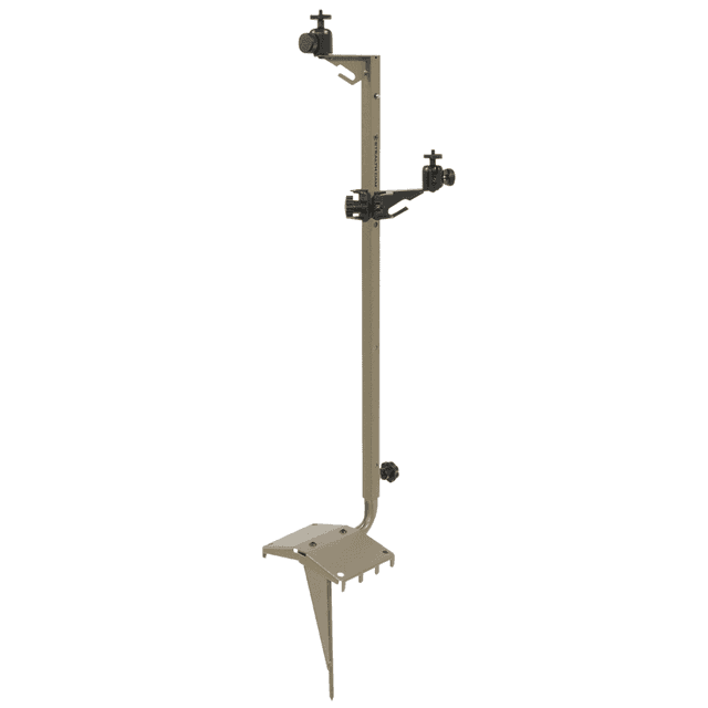 Stealth Cam Mounting Post, Tan Steel 29-49" High Weather Resistant Compatible w/ Stealth Cam Trail Cameras - STCCSMP Stealth Cam Mounting Post, Tan Steel 29-49" High Weather Resistant Compatible w/ Stealth Cam Trail Cameras - STCCSMP