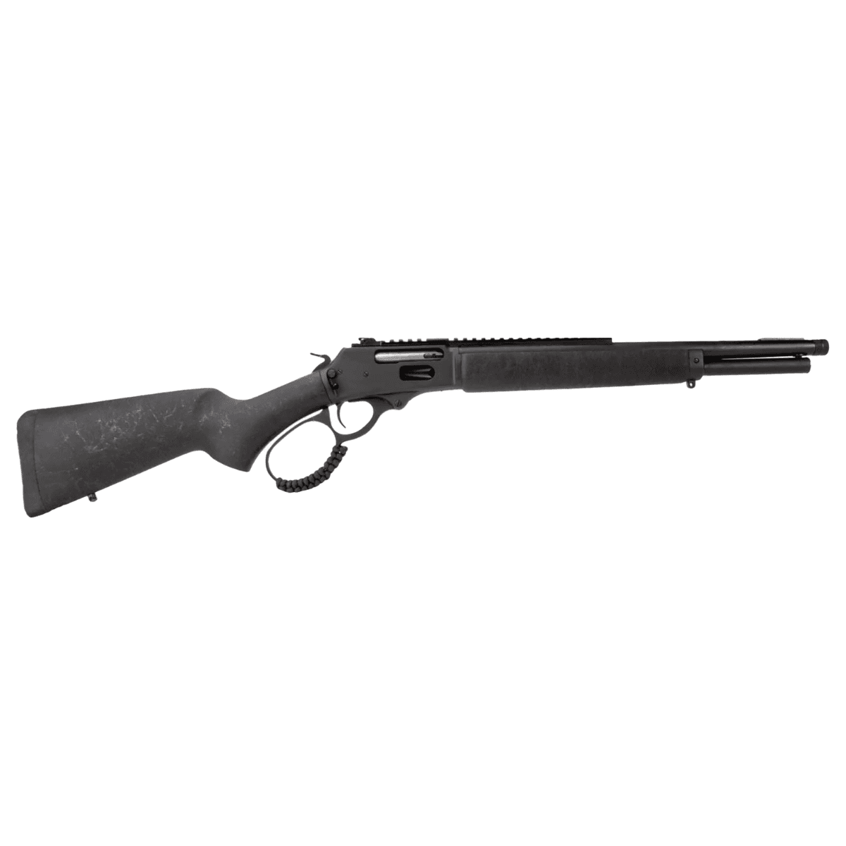 Rossi R95 Trapper Rifle, 16.50" Black Oxide Threaded Barrel Black Oxide Picatinny Rail Alloy Steel Receiver Fixed Black Polymer Stock 8+1rd 45 Colt - 950045161TB Rossi R95 Trapper Rifle, 16.50" Black Oxide Threaded Barrel Black Oxide Picatinny Rail Alloy Steel Receiver Fixed Black Polymer Stock 8+1rd 45 Colt - 950045161TB