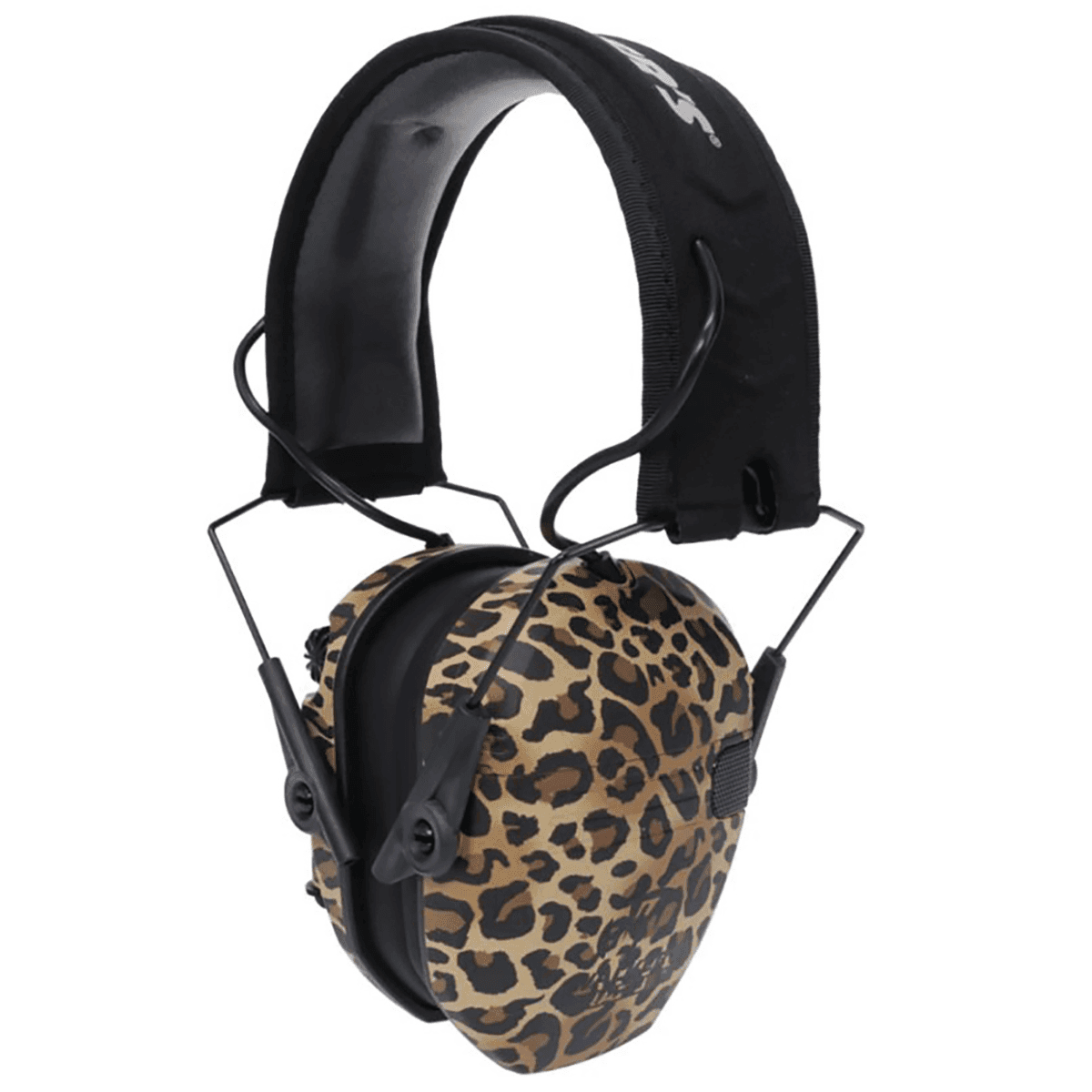 Walker's Razor Slim Electronic Ear Muff, Leopard Print/Black Polymer 23 dB Over the Head - GWPRSEM-LEO Walker's Razor Slim Electronic Ear Muff, Leopard Print/Black Polymer 23 dB Over the Head - GWPRSEM-LEO