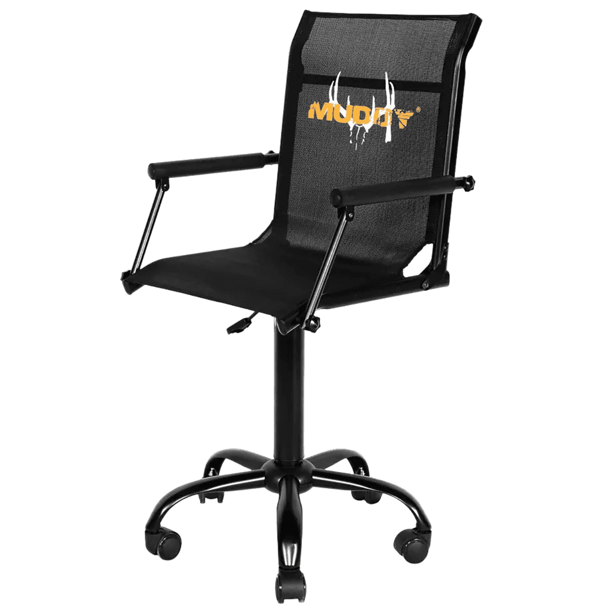 Muddy Swivel Roller Chair, Black Flex-Tek/Steel 19"-24" Height 300 lbs Capacity - MUDRSC Muddy Swivel Roller Chair, Black Flex-Tek/Steel 19"-24" Height 300 lbs Capacity - MUDRSC
