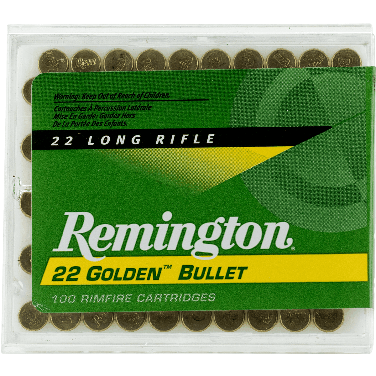 Remington .22 LR 40 Grain PRN Golden Bullet 100 Rounds Remington .22 LR 40 Grain PRN Golden Bullet 100 Rounds