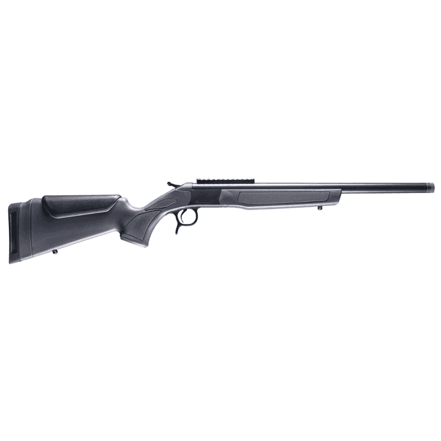 CVA Scout Rifle, 16.50" Blued Threaded Barrel Blued Receiver w/Picatinny Rail Adj Comb & LOP Black/Gray Synthetic Stock Compact 1rd 300 Blackout - CR4446 CVA Scout Rifle, 16.50" Blued Threaded Barrel Blued Receiver w/Picatinny Rail Adj Comb & LOP Black/Gray Synthetic Stock Compact 1rd 300 Blackout - CR4446
